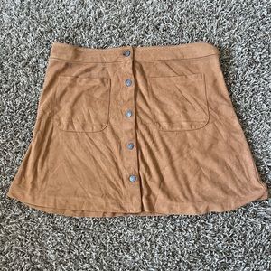 Fall skirt with buttons down the front